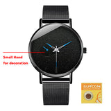 DONROSIN Men Casual Slim Mesh Steel Waterproof Sport Watch Fashion Mens Watches Top Brand Luxury Quartz Watch Relogio Masculino