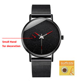 DONROSIN Men Casual Slim Mesh Steel Waterproof Sport Watch Fashion Mens Watches Top Brand Luxury Quartz Watch Relogio Masculino