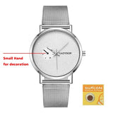 DONROSIN Men Casual Slim Mesh Steel Waterproof Sport Watch Fashion Mens Watches Top Brand Luxury Quartz Watch Relogio Masculino