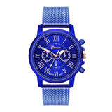 Hot Selling GENEVA Women's Casual Silicone Strap Quartz Watch Top Brand Girls Bracelet Clock WristWatch Women Relogio Feminino F