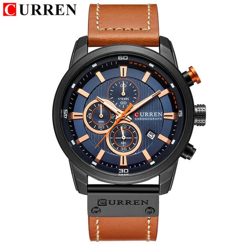 Top Brand Luxury Chronograph Quartz Watch Men Sports Watches Military Army Male Wrist Watch Clock CURREN relogio masculino