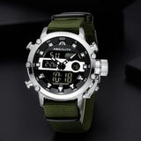 Relogio Masculino MEGALITH Sport Waterproof Watches Men Luminous Dual Display Alarm Top Brand Luxury Quartz Watch Wholesale 8051