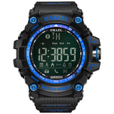 SMAEL Mens Chronograph Watches Sport Male Clock Stop Army Military Watch Men Multifunction Waterproof LED Digital Watch for Man