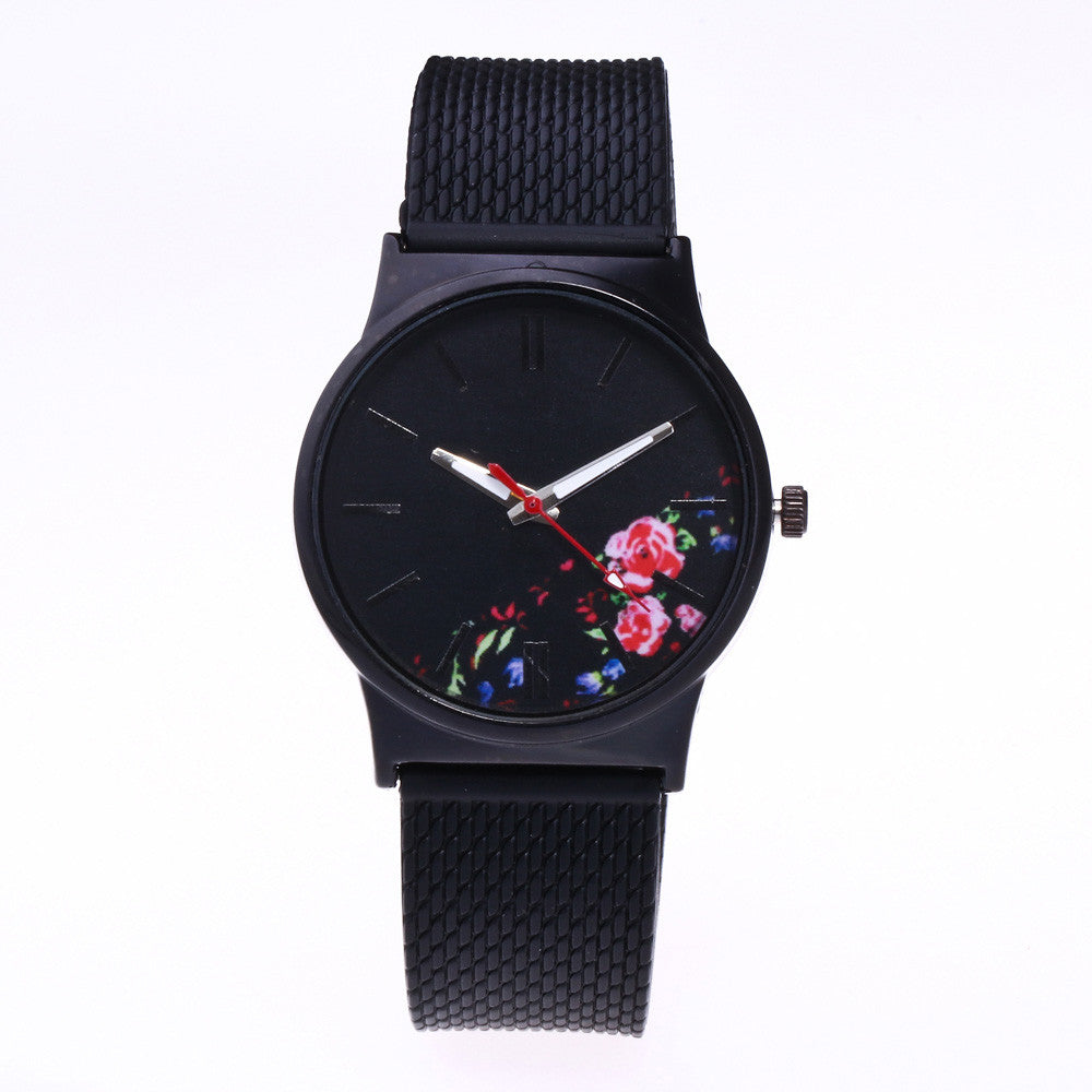 Black Flower Watch Women Watches Ladies 2019 Brand Luxury Famous Female Clock Quartz Watch Wrist Relogio Feminino Reloj Mujer