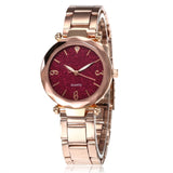 Personality Romantic Women Watches Best Sell Star Sky Dial Clock Luxury Rose Gold Bracelet Wrist Ladies Watches reloj mujer