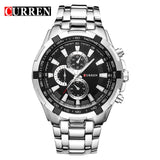 Top Brand Luxury full steel Watches Men Sports Business Casual quartz Wrist Watches Military Wristwatch waterproof Relogio SALE