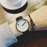 2019 Minimalist style creative wristwatches BGG black & white new design Dot and Line simple stylish quartz fashion watches gift