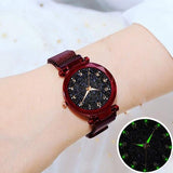 Luxury Women Watches Magnetic Starry Sky Female Clock Quartz Wristwatch Fashion Ladies Wrist Watch reloj mujer relogio feminino