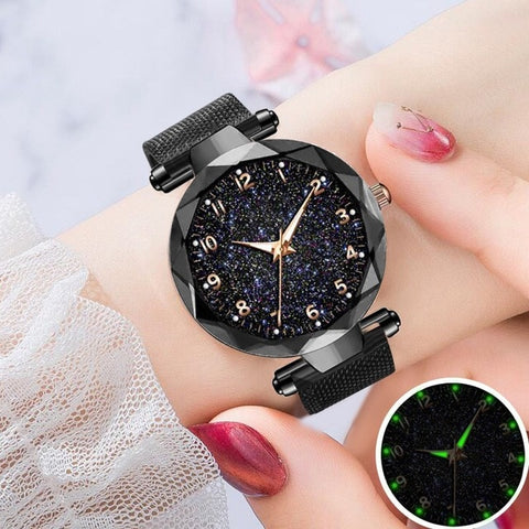 Luxury Women Watches Magnetic Starry Sky Female Clock Quartz Wristwatch Fashion Ladies Wrist Watch reloj mujer relogio feminino