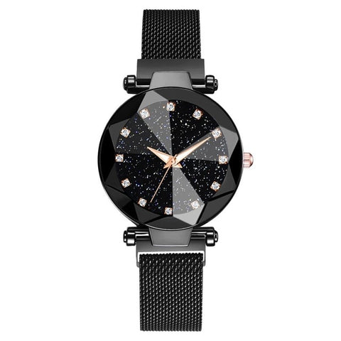 Ladies Magnetic Starry Sky Clock Luxury Women Watches Fashion Diamond Female Quartz Wristwatches Relogio Feminino Zegarek Damski