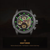 NAVIFORCE Mens Watches Top Brand Luxury Quartz Watch Men Leather Waterproof Wristwatches Calendar Male Clock Relogio Masculino