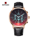 2019 New Fashion Color Bright Glass Watch Men Top Luxury Brand Chronograph Men's Stainless Steel Business Clock Men Wrist Watch