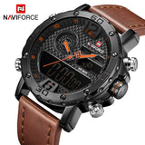 NAVIFORCE Men Watches Top Brand Men's Date Waterproof Quartz Watch Male Fashion Military Sport Wristwatch Relogio Masculino