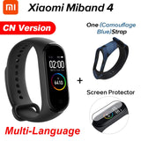 Original Xiaomi Mi Band 4 Original Newest Xiaomi Miband 4 Bracelet 3 colour Heart Rate Fitness 135mAh Color Screen Bluetooth 5.0