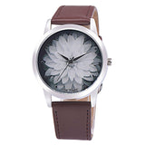 New Fashion Ladies Watch Womens Flower Casual Leather Analog Quartz Wrist Watches Quartz Clock Gifts Relogio Feminino 2019 Q60