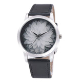 New Fashion Ladies Watch Womens Flower Casual Leather Analog Quartz Wrist Watches Quartz Clock Gifts Relogio Feminino 2019 Q60