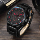 New CURREN Top Brand Luxury Mens Watches Male Clocks Date Sport Military Clock Leather Strap Quartz Business Men Watch Gift 8225