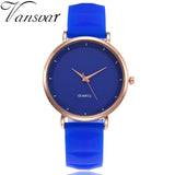 Vansvar Fashion Jelly Silicone Women Watches Luxury Brand Casual Ladies Quartz Clock Wristwatches Clock Montre Femme