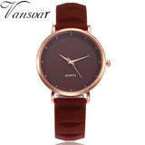 Vansvar Fashion Jelly Silicone Women Watches Luxury Brand Casual Ladies Quartz Clock Wristwatches Clock Montre Femme