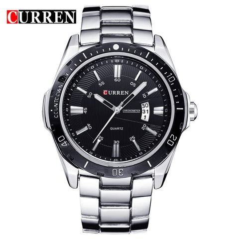 Watches men luxury brand Watch CURREN quartz sport military men full steel wristwatches dive 30m Casual watch relogio masculino