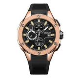 MEGIR Men Sport Watch Chronograph Silicone Strap Quartz Army Military Watches Clock Men Top Brand Luxury Male Relogio Masculino