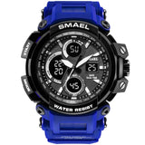 SMAEL Sport Watches 2018 Men Watch Waterproof LED Digital Watch Male Clock Relogio Masculino erkek kol saati 1708B Men Watches