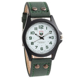 Brand men watch New mans clock Men's Date Leather Strap watches Sport Quartz Military Wristwatch relatio masculine 4 color