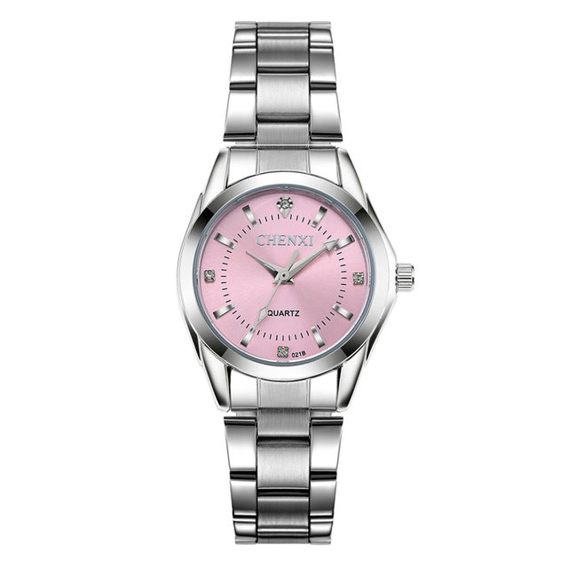 6 Fashion colors CHENXI CX021B Brand relogio Luxury Women's Casual watches waterproof watch women fashion Dress Rhinestone watch