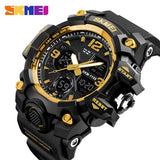 SKMEI Luxury Denim Style Sports Watches Men Fashion Digital Quartz Watch Waterproof Casual Military Wrist Watch Clock Relogio