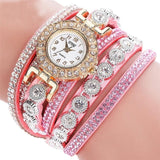 New Brand CCQ Bracelet Watches Fashion Casual Analog Quartz Women Rhinestone Watch Bracelet Watch Gift Relogio Feminino Clock #W