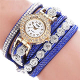 New Brand CCQ Bracelet Watches Fashion Casual Analog Quartz Women Rhinestone Watch Bracelet Watch Gift Relogio Feminino Clock #W