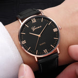 Geneva Luxury Brand Mens Watches Stainless Steel Analog Quartz Ladies Dress Wristwatches Clock Women's Watch montre homme