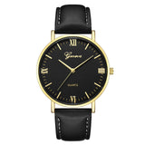 Geneva Luxury Brand Mens Watches Stainless Steel Analog Quartz Ladies Dress Wristwatches Clock Women's Watch montre homme