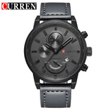 New Relogio Masculino Curren Quartz Watch Men Top Brand Luxury Leather Mens Watches Fashion Casual Sport Clock Men Wristwatches