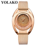 YOLAKO Women  Watches Bracelet New Quartz Clock Ladies Wristwatches Relogio Feminino Diamond Reloj Mujer Hot montre femme 533