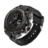 2019 Sanda Men's Watches Black Sports Watch LED Digital 3ATM Waterproof Military Watches S Shock Male Clock relogios masculino