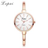 Lvpai Rose Gold Women Bracelet Watches Fashion Luxury Quartz-Watches Brand Ladies Casual Dress Sport Watch Clock Dropshiping