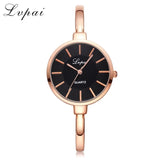 Lvpai Rose Gold Women Bracelet Watches Fashion Luxury Quartz-Watches Brand Ladies Casual Dress Sport Watch Clock Dropshiping