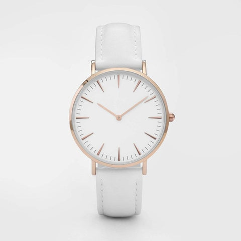 New Fashion Simple Leather Women Watches Ladies Fashion Casual Dress Quartz Watch Female Gift Clock Montre Femme Relojes Mujer