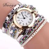 Fashion 2019 Watches Women Popular Quartz Watch Luxury Bracelet Flower Gemstone Wristwatch Casual Bracelet Watch Valentine Gift