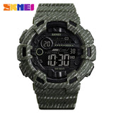 SKMEI Fashion Sport Watch Men Alarm Clock Cowboy Waterproof Week Display Men Watches Denim Digital Watch relogio masculino 1472