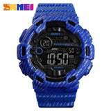 SKMEI Fashion Sport Watch Men Alarm Clock Cowboy Waterproof Week Display Men Watches Denim Digital Watch relogio masculino 1472