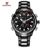 NAVIFORCE Mens Watch Quartz Analog  Luxury Fashion Sport Wristwatch Waterproof Stainless Male Watches Clock Relogio Masculino