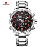 NAVIFORCE Mens Watch Quartz Analog  Luxury Fashion Sport Wristwatch Waterproof Stainless Male Watches Clock Relogio Masculino