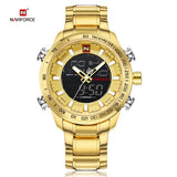 NAVIFORCE Mens Watch Quartz Analog  Luxury Fashion Sport Wristwatch Waterproof Stainless Male Watches Clock Relogio Masculino