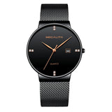 MEGALITH Mens Watches Top Brand Luxury Waterproof Wrist Watch Ultra Thin Date Quartz Watch For Men Sports Clock Erkek Kol Saati