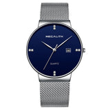 MEGALITH Mens Watches Top Brand Luxury Waterproof Wrist Watch Ultra Thin Date Quartz Watch For Men Sports Clock Erkek Kol Saati