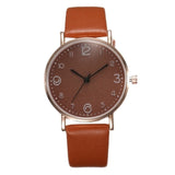 Top Style Fashion Women's Luxury Leather Band Analog Quartz WristWatch Golden Ladies Watch Women Dress Reloj Mujer Black Clock