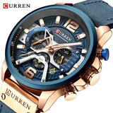 Watches Men CURREN Brand Men Sport Watches Men's Quartz Clock Man Casual Military Waterproof Wrist Watch relogio masculino