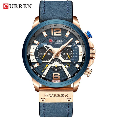 Watches Men CURREN Brand Men Sport Watches Men's Quartz Clock Man Casual Military Waterproof Wrist Watch relogio masculino